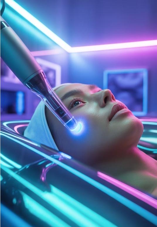 Tratamiento con PlasmaPen en cabina de estética